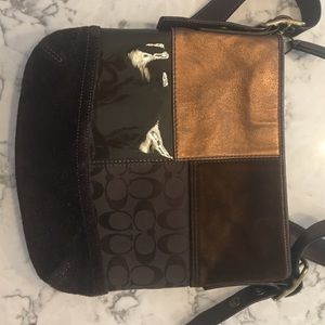 Coach slim patchwork adjustable strap